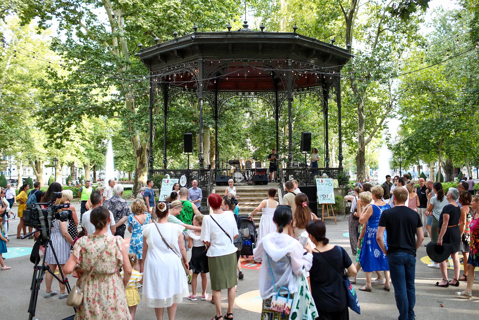 26.07.2024.,  Zagreb - Plesnjak na Zrinjevcu. Photo: Matija Habljak/PIXSELL