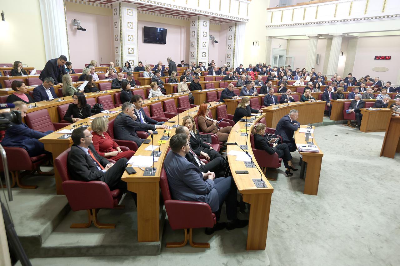 Zagreb: Sabor glasovao o raspravljenim točkama dnevnog reda