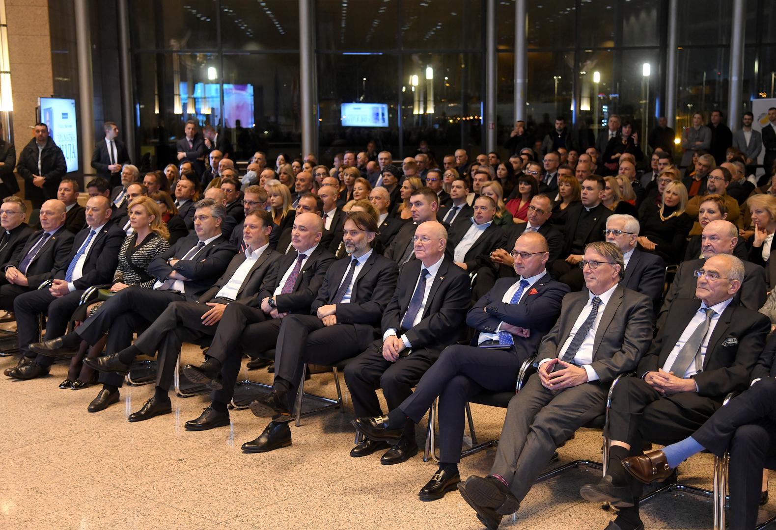 16.01.2023., Zagreb - U Nacionalnoj i sveucilisnoj knjiznici odrzana je promocija 2. dopunjenog izdanja knjige "Diplomatska oluja" Mate Granica. Photo: Josip Regovic/PIXSELL