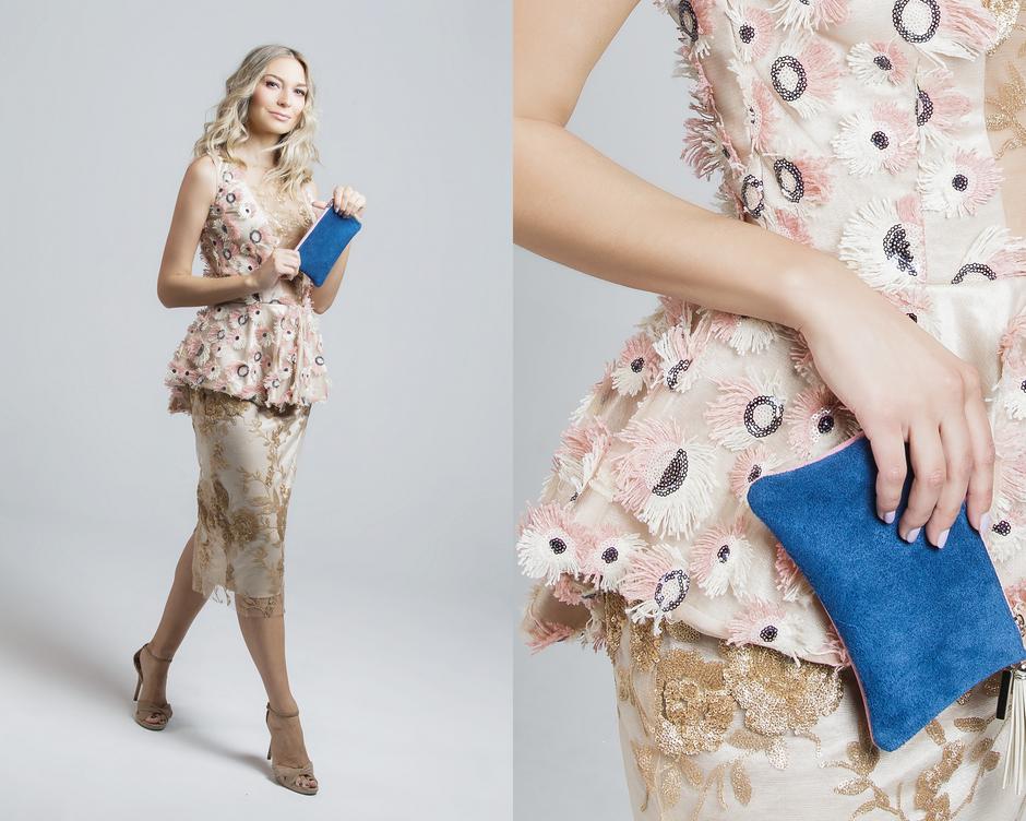 Sonja Kovač s torbicama Ivice Skoke