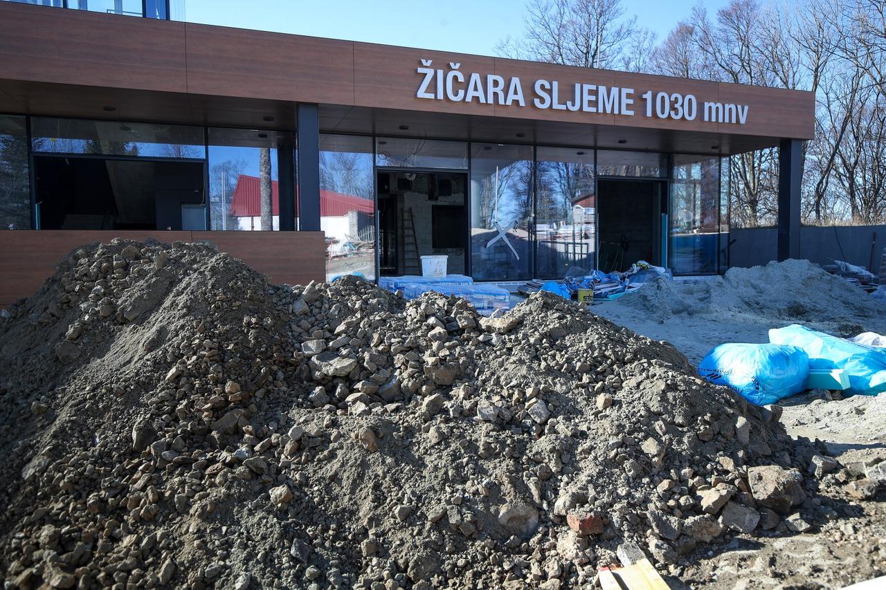 Zagreb: Radovi na izgradnji Gornje postaje žičare Sljeme