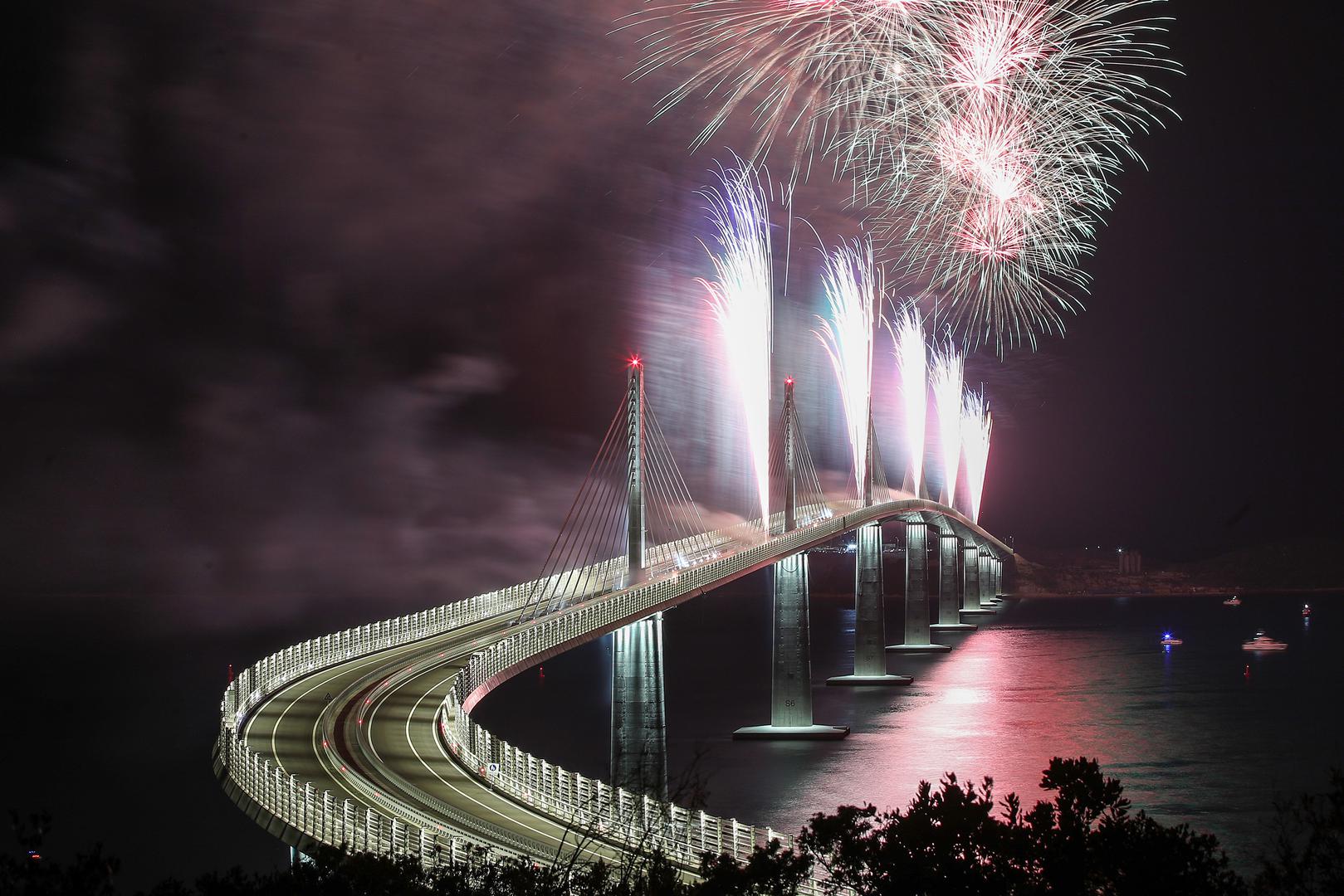 26.07.2022., Komarna - Sluzbeno otvorenje Peljeskog mosta.   Photo: Igor Kralj/PIXSELL