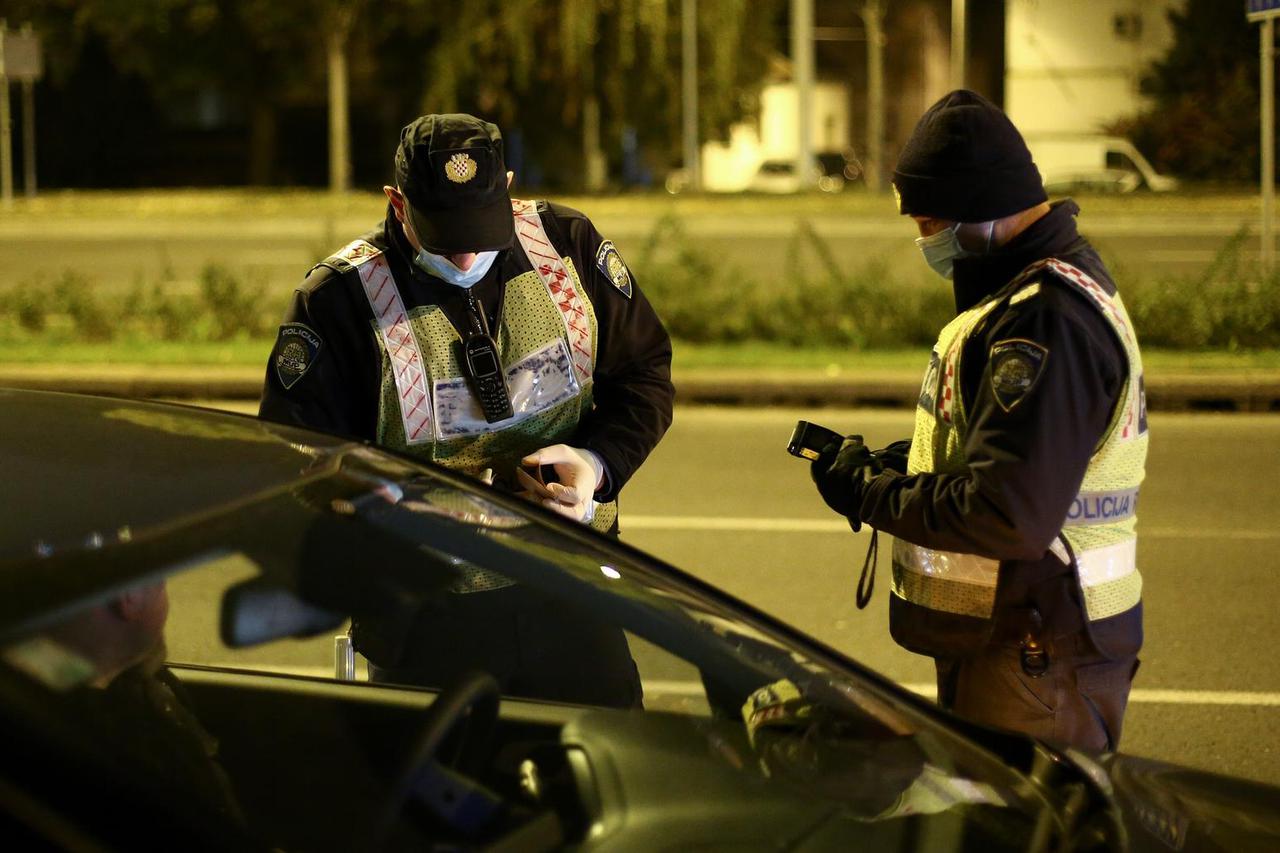Zagreb: Prometna policija kontrolira vozače povodom Martinja