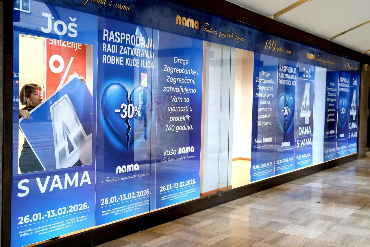 Zagreb: NAMA još 4 dana s vama