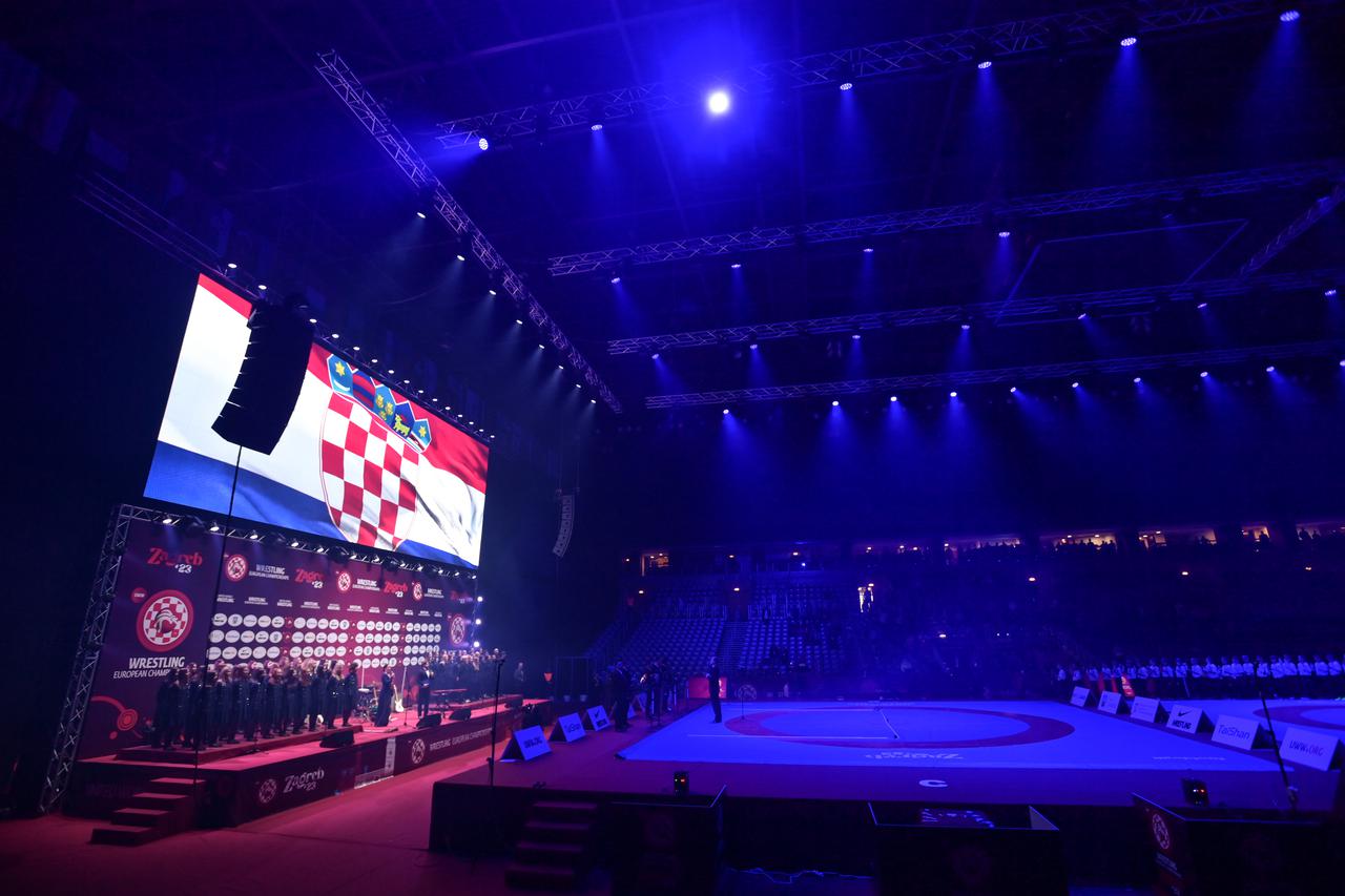 Zagreb: Svečano otvorenje Europskog  prvenstva u hrvanju