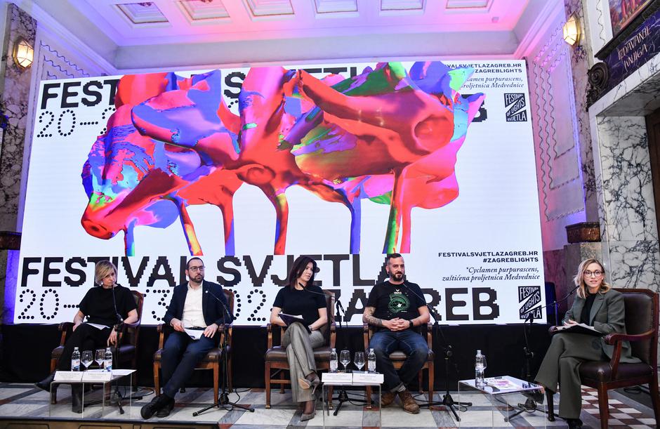 Zagreb:  Najava Festivala svjetla Zagreb 2024.