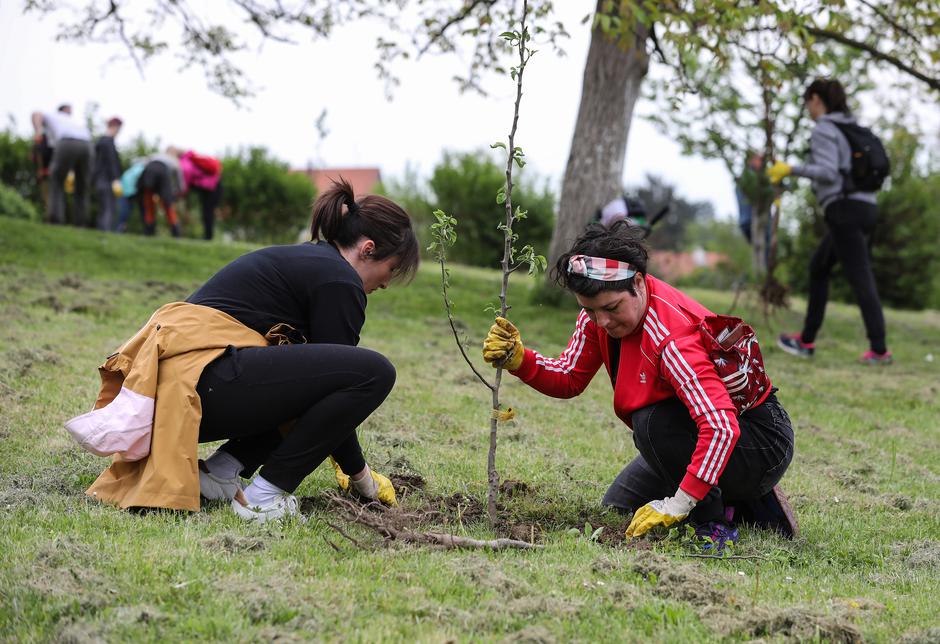 Zagreb: Ekološka akcija sadnje 150 voćaka u Vugrovcu 
