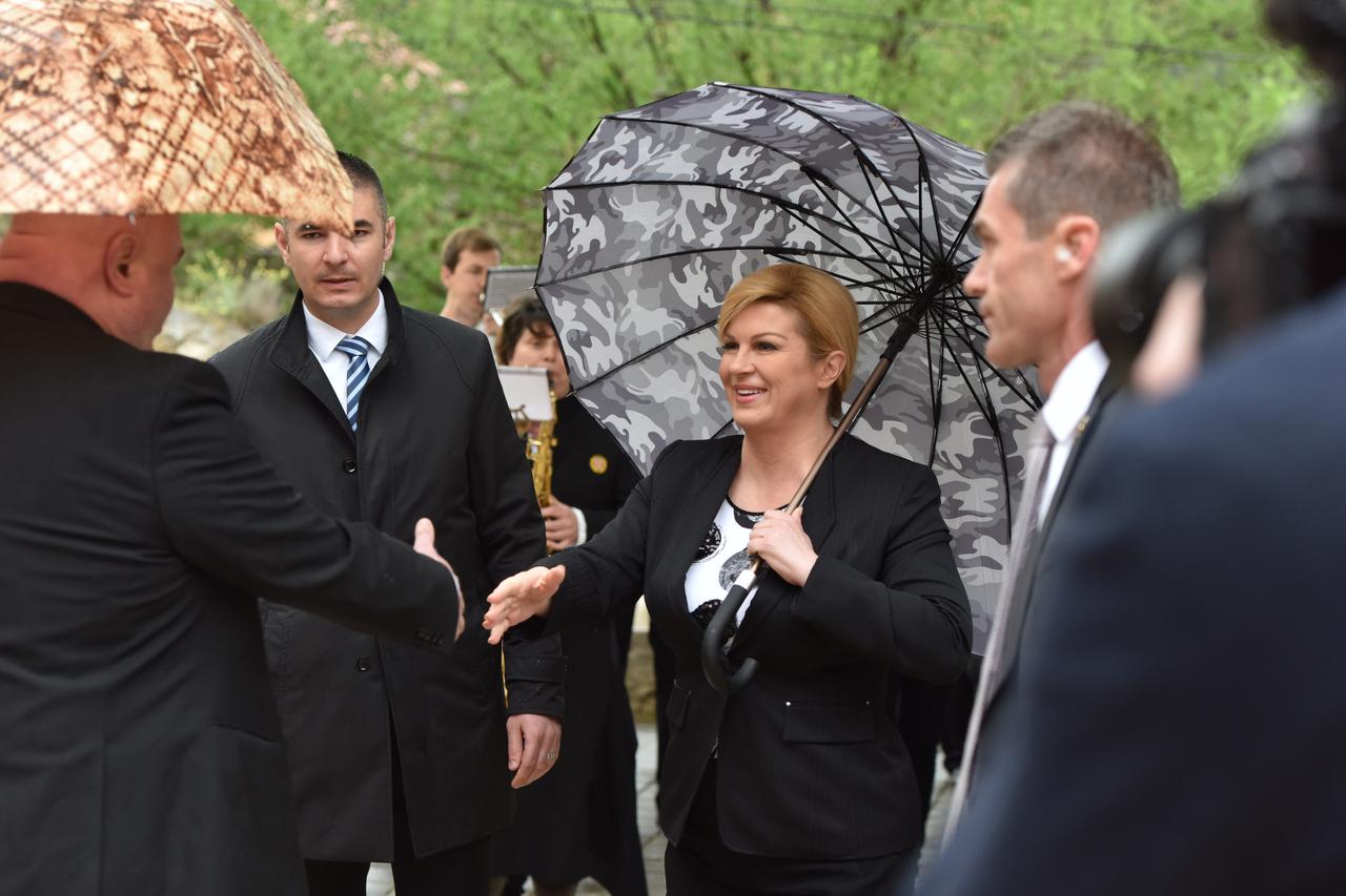 Skradin: Predsjednica se susrela s gospodarstvenicima Šibensko-kninske županije
