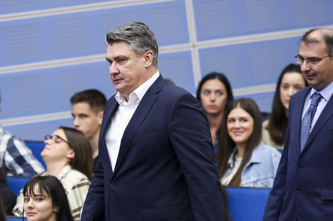 Split: Predsjednik Zoran Milanović održao predavanje na temu "Geopolitika i posljedice za ekonomiju"