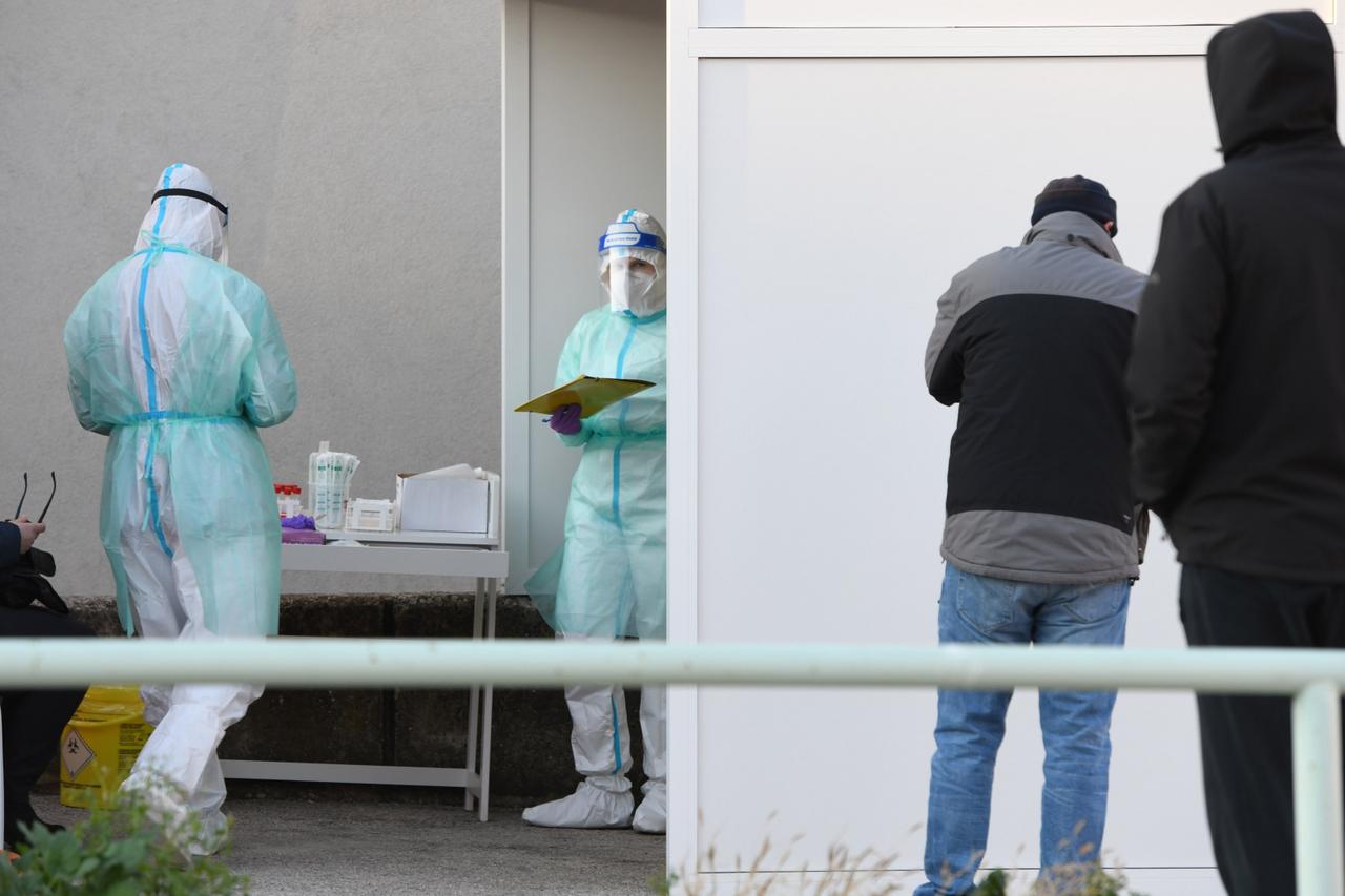 Šibenik: U Općoj bolnici posljednjih dana nema prevelike gužve za testiranje