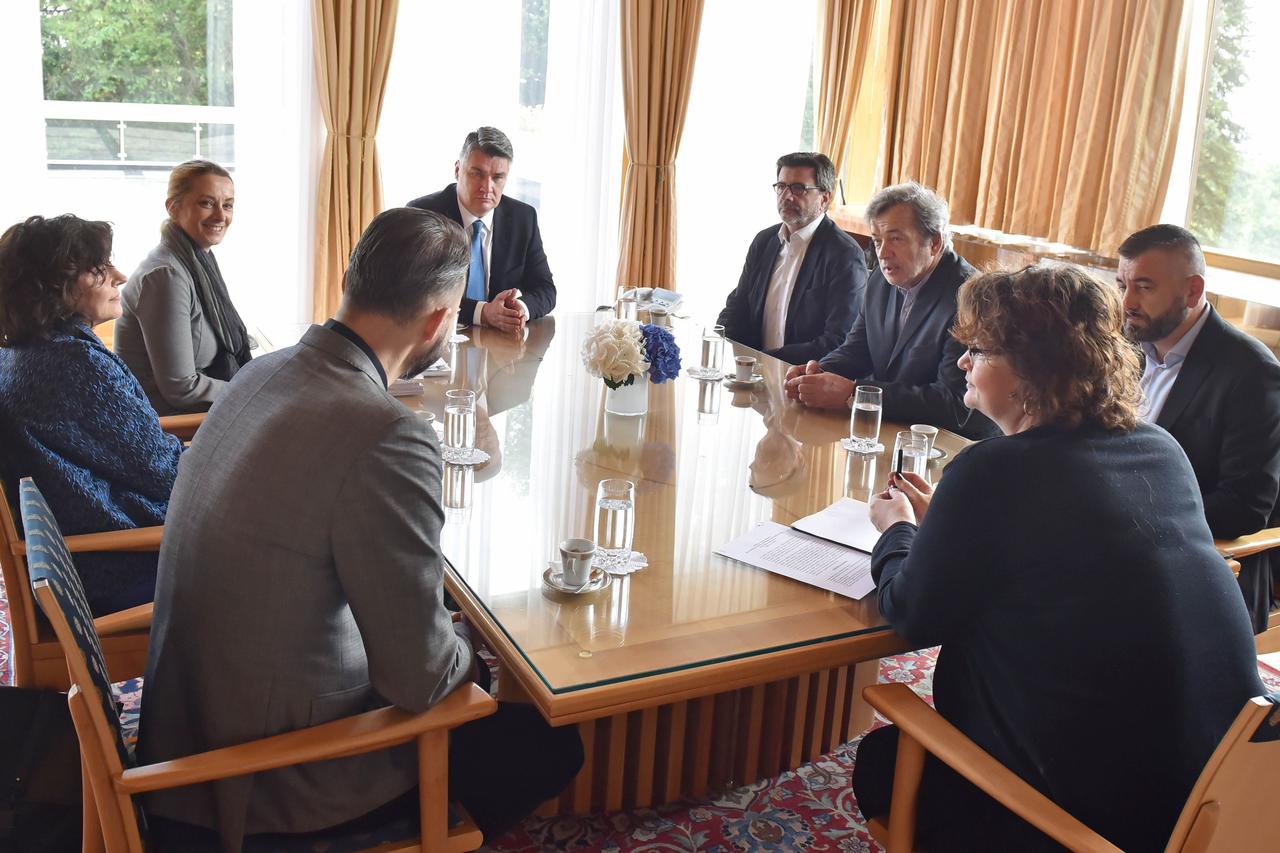 Predsjednik Republike razgovarao s predstavnicima Klastera kreativnih i kulturnih industrija