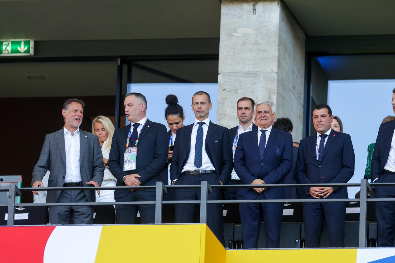 Berlin: Svečana loža Olimpijskog stadiona tijekom susreta između Španjolske i Hrvatske