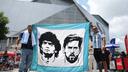 VIDEO: Rival Argentine fans clash ahead of England match