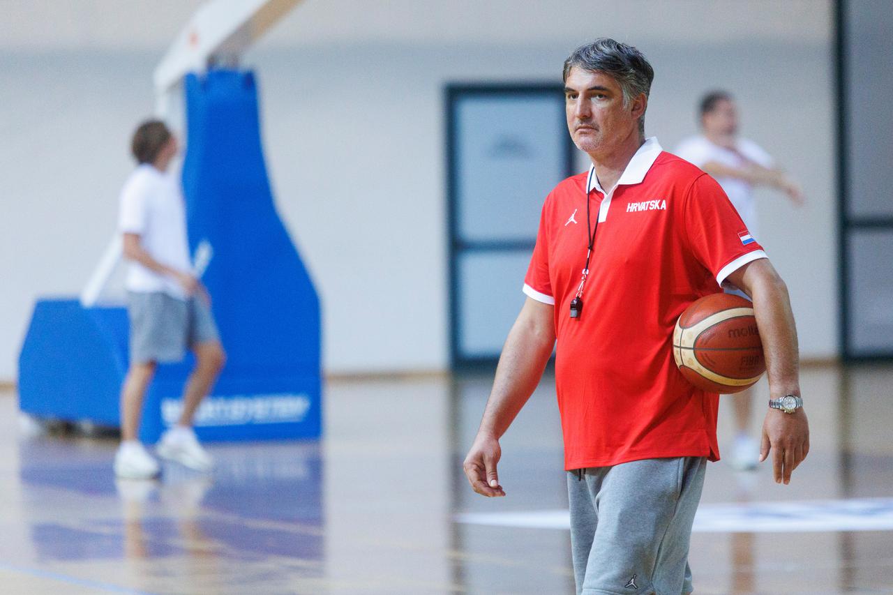 Opatija: Trening hrvatske košarkaške reprezentacije