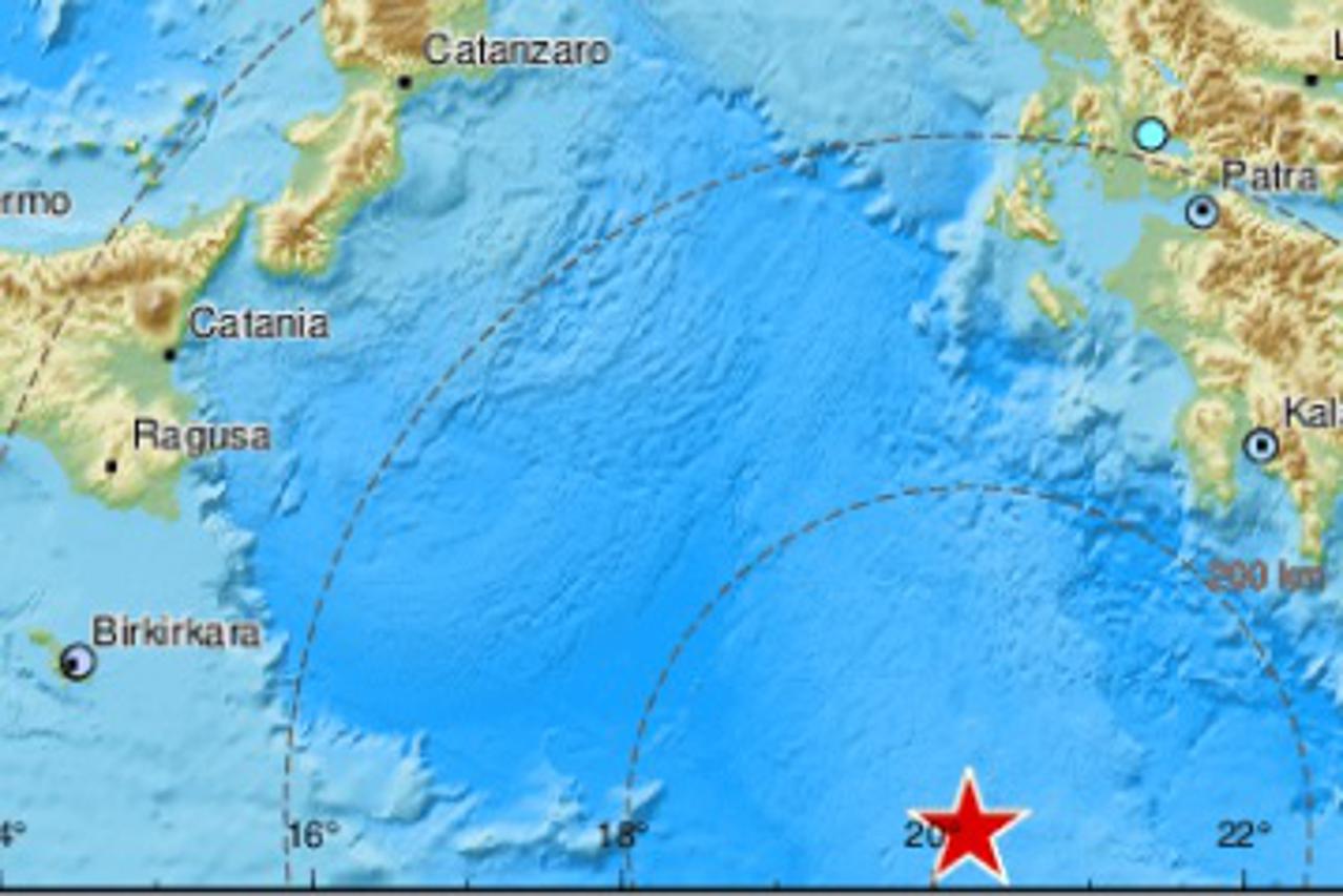 Potres u Sredozemlju