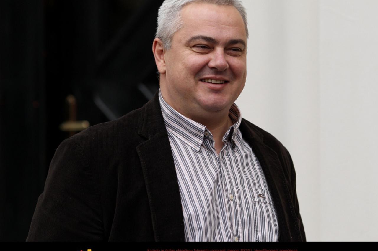 '05.03.2011.,Zagreb - U prostorijama HDZ-a odrzan je izvanredni sastanak vodstva te stranke. Ratko Macek. Photo: Antonio Bronic/PIXSELL'