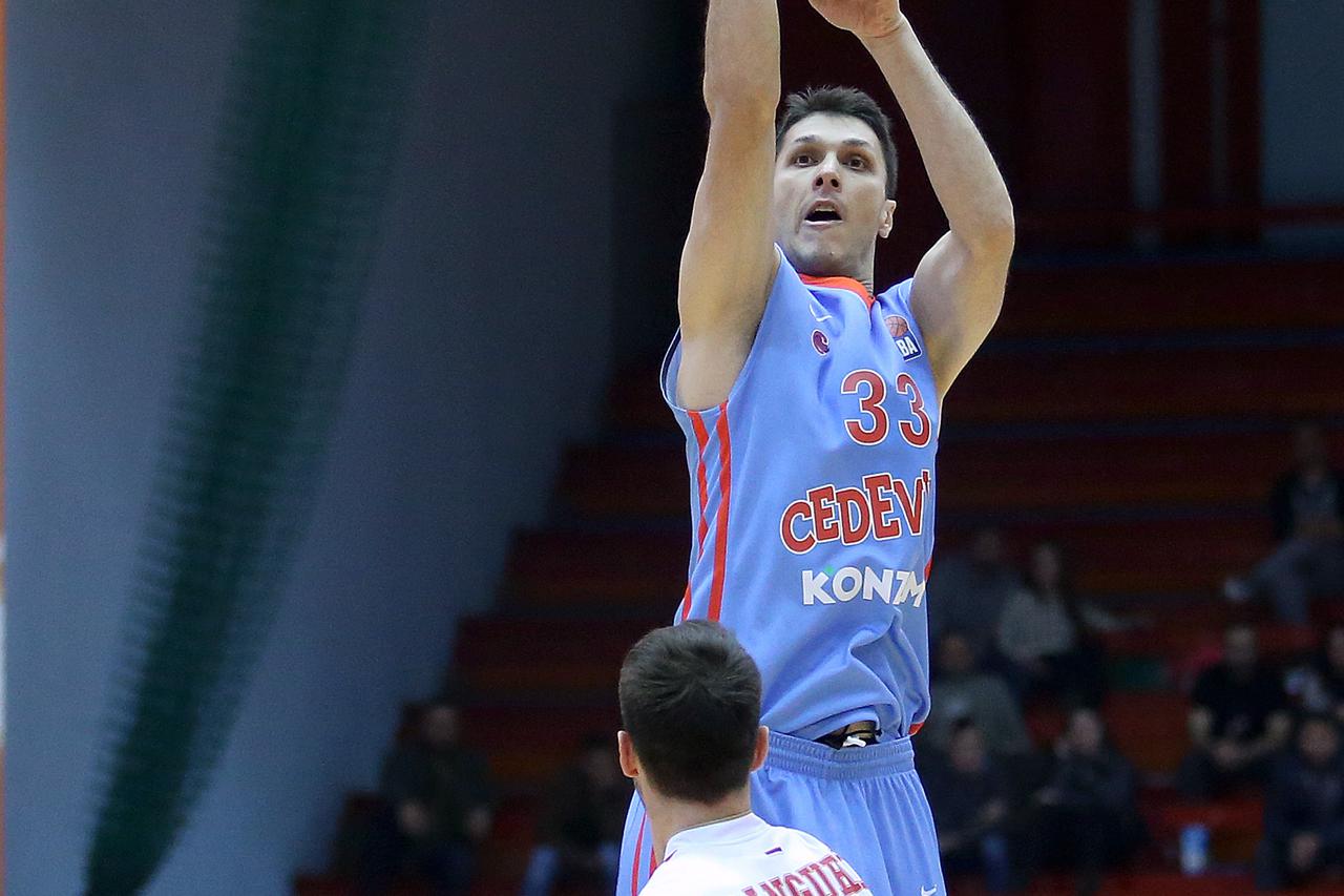 25.12.2016., Dom sportova, Zagreb - ABA liga, 15. kolo: KK Cedevita - KK Crvena Zvezda. Marko Tomas.  Photo: Goran Stanzl/PIXSELL