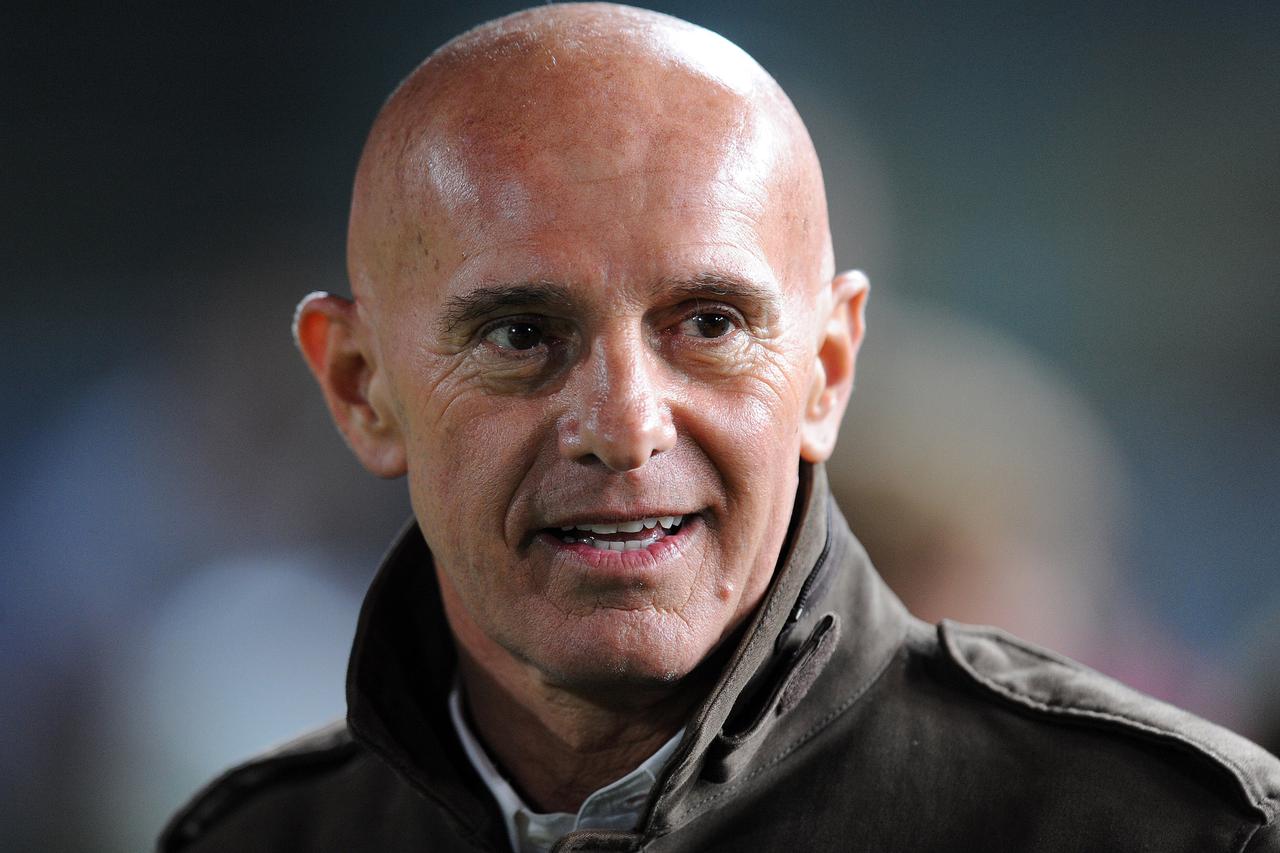 BRESCIA, ITALY - APRIL 03:  Arrigo Sacchi attends the charity football match between Milan Glorie and Brescia Glorie at the Rigamonti stadium on April 03, 2009 in Brescia, Italy. The event is in support of the charity organization Fondazione Stefano Borgo