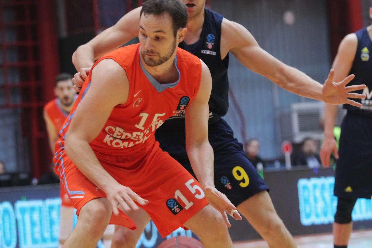 25.01.2017., Dom sportova, Zagreb - 4. kolo skupine H TOP-16 Eurokupa, KK Cedevita - ALBA Berlin. Elmedin Kikanovic, Miro Bilan.  Photo: Tomislav Miletic/PIXSELL