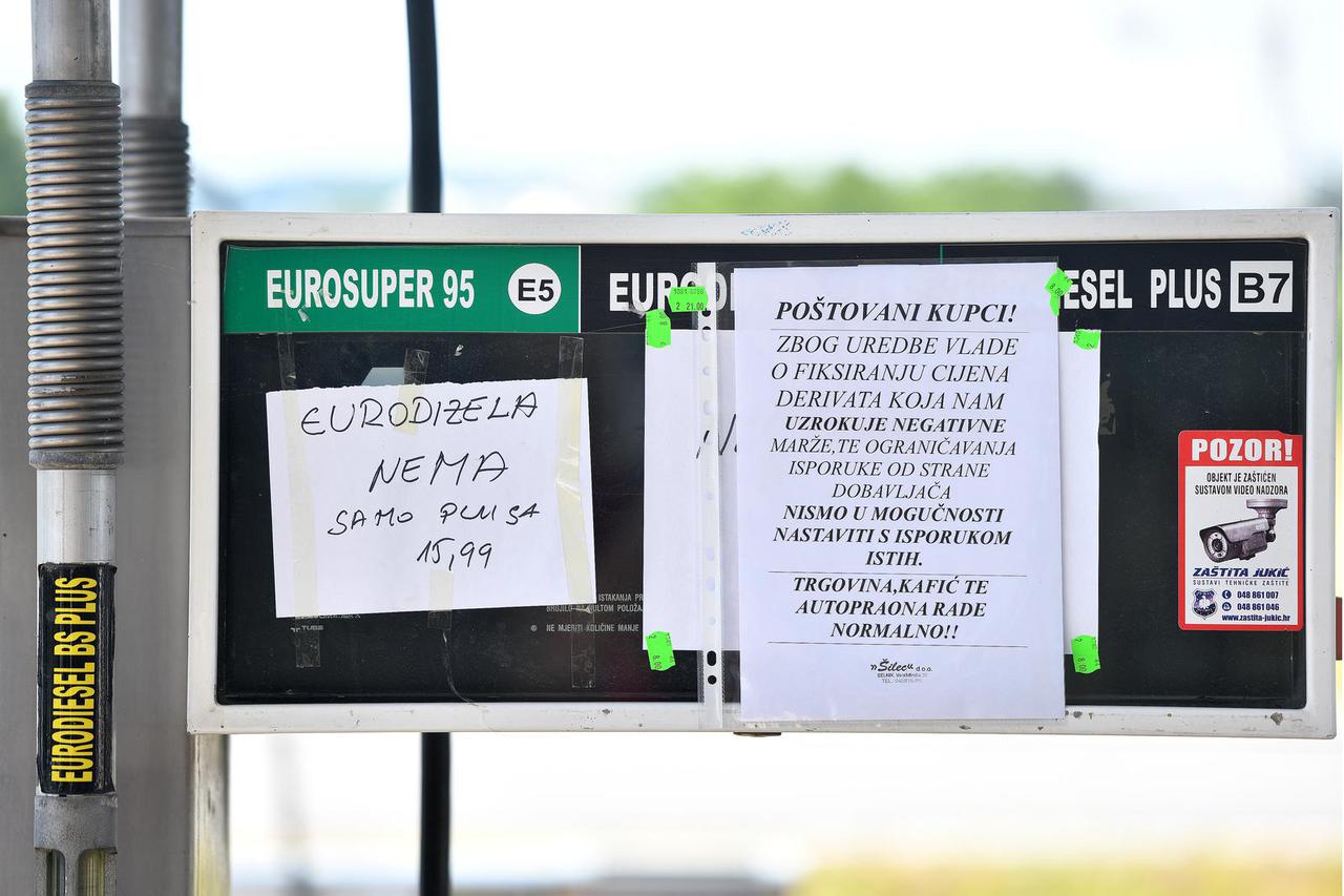 Zbog nove odluke Vlade zatvorila se benzinska crpka Silec u Varaždinu