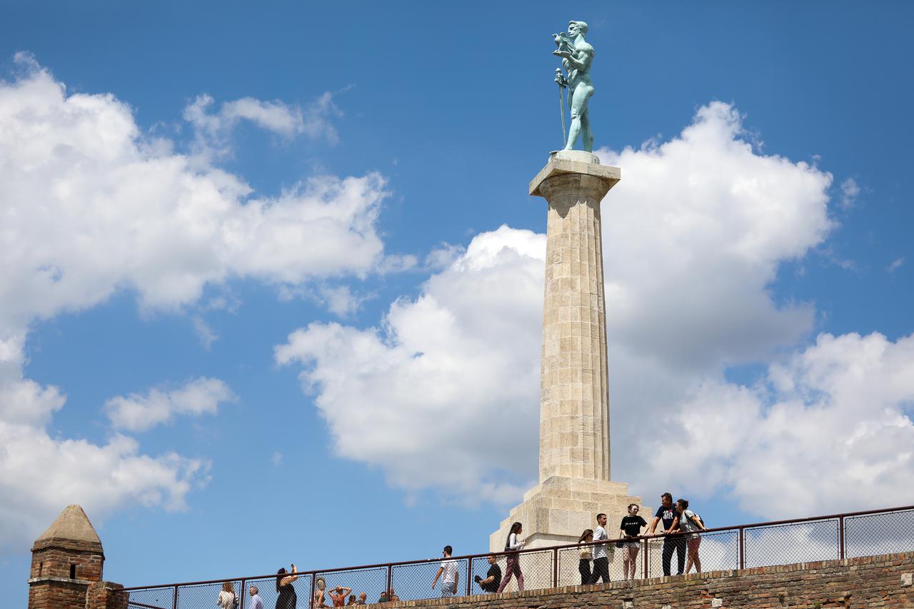 Turisti u šetnju Beogradom i tvrđavom Kalemegdan