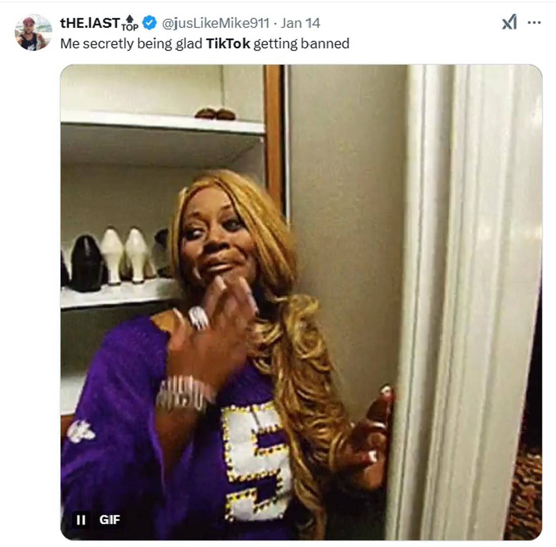 Naposljetku, nekima je jednostavno bilo i drago što se zabranjuje TikTok pa su i to prokomentirali.