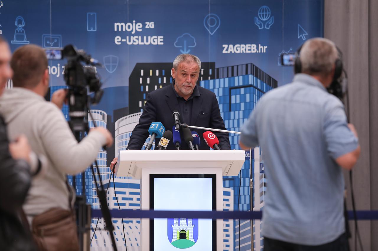 Zagreb: Konferencija za medije Stožera civilne zaštite grada Zagreba