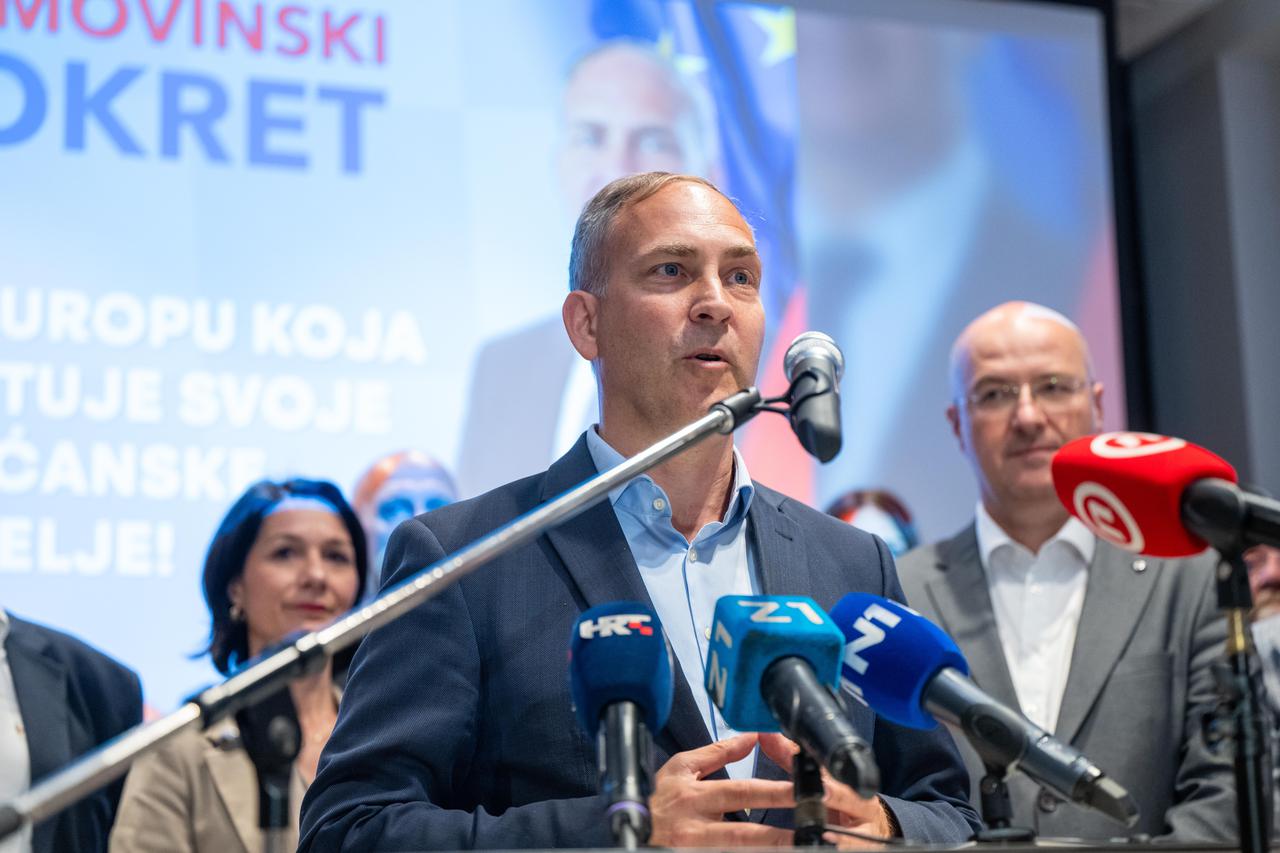 Zagreb: Konferencija za medije uoči Koordinacije Domovinskog pokreta za Europske izbore 2024. 
godine