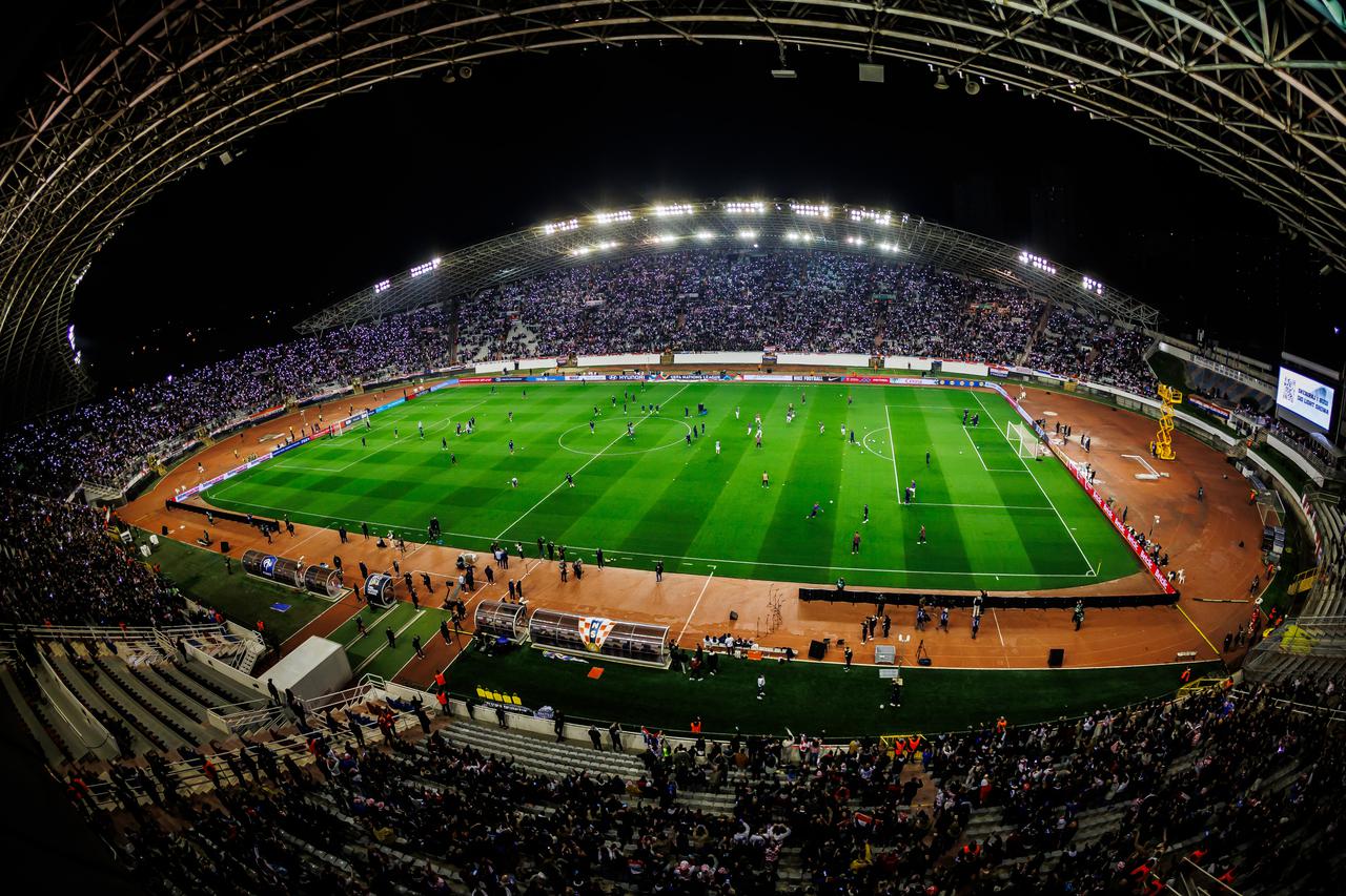 Pogled na Poljud za vrijeme utakmice UEFA Lige nacija između Hrvatske i Francuske