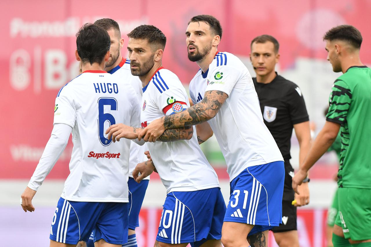Koprivnica: Koprivnica i Hajduk sastali se u šesnaestini finala Hrvatskog nogometnog kupa