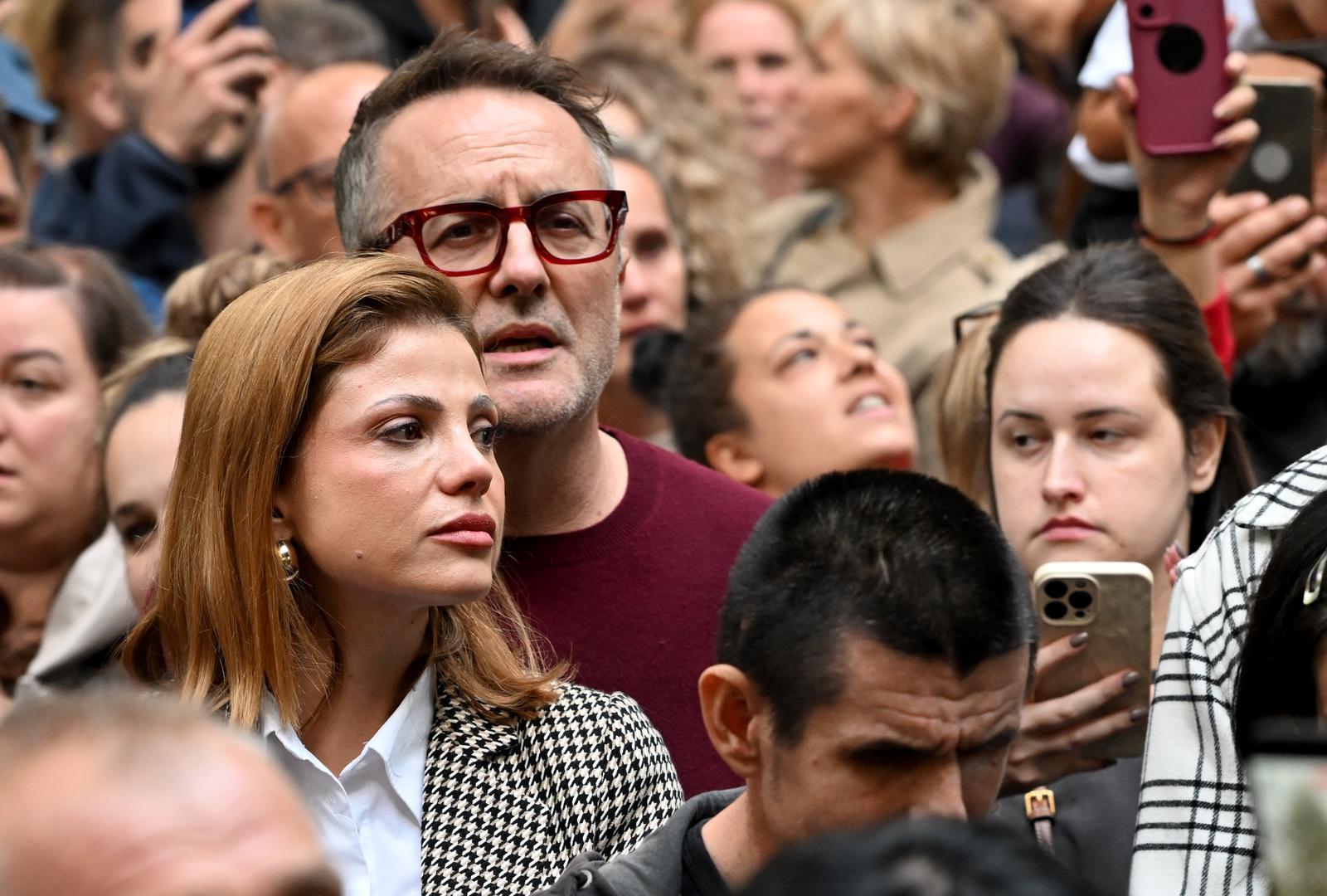 Na Zrinjevac su došli i Tarik i Lejla Filipović.