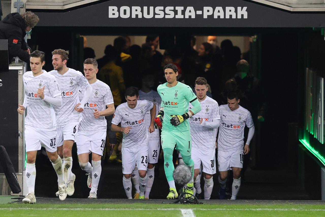 firo: 22.01.2021, Soccer: Soccer: 1st Bundesliga, season 2020/21 Borussia Monchengladbach, Gladbach - BVB, Borussia Dortmund