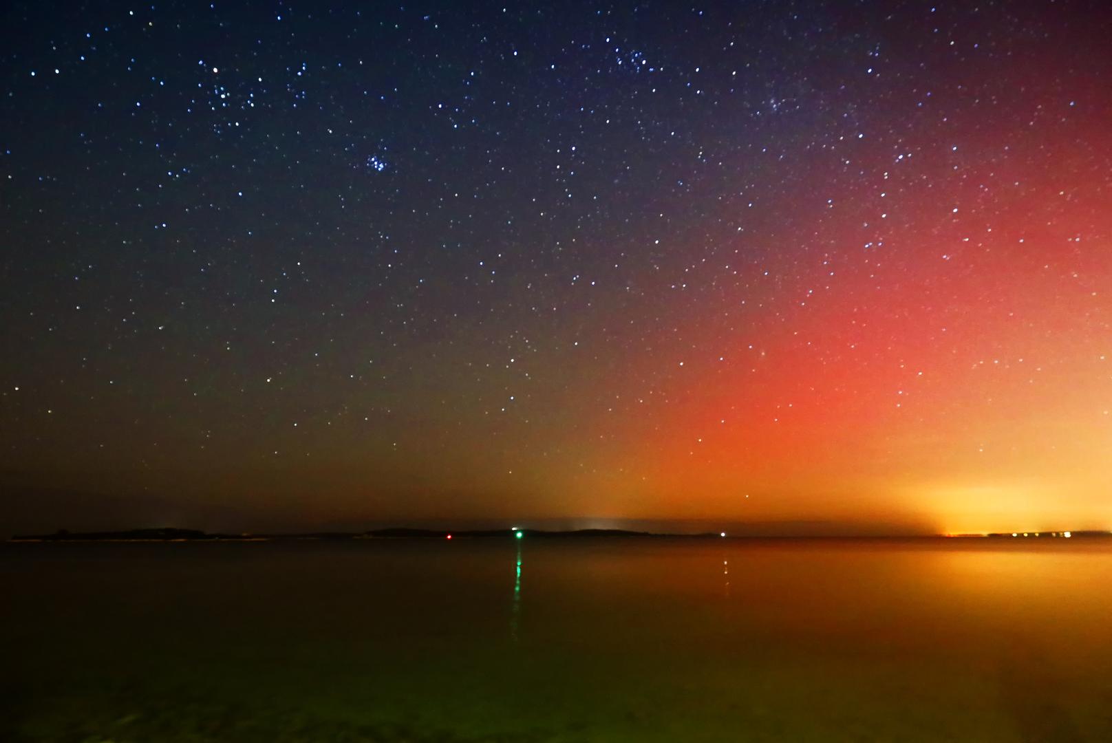Aurora Borealis bila je vidljiva i u nekim područjima Hrvatske gdje su to dozvoljavale vremenske prilike.
