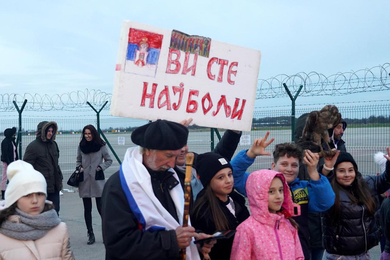 Beograd: Povratak nogometne reprezentacije Srbije sa Svjetskog nogometnog prvenstva