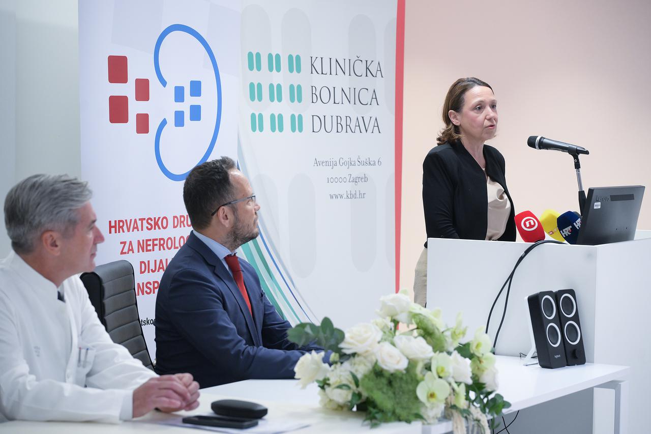 Zagreb: Ministrica Hrstić na predstavljanju projekta uvođenja kućne hemodijalize