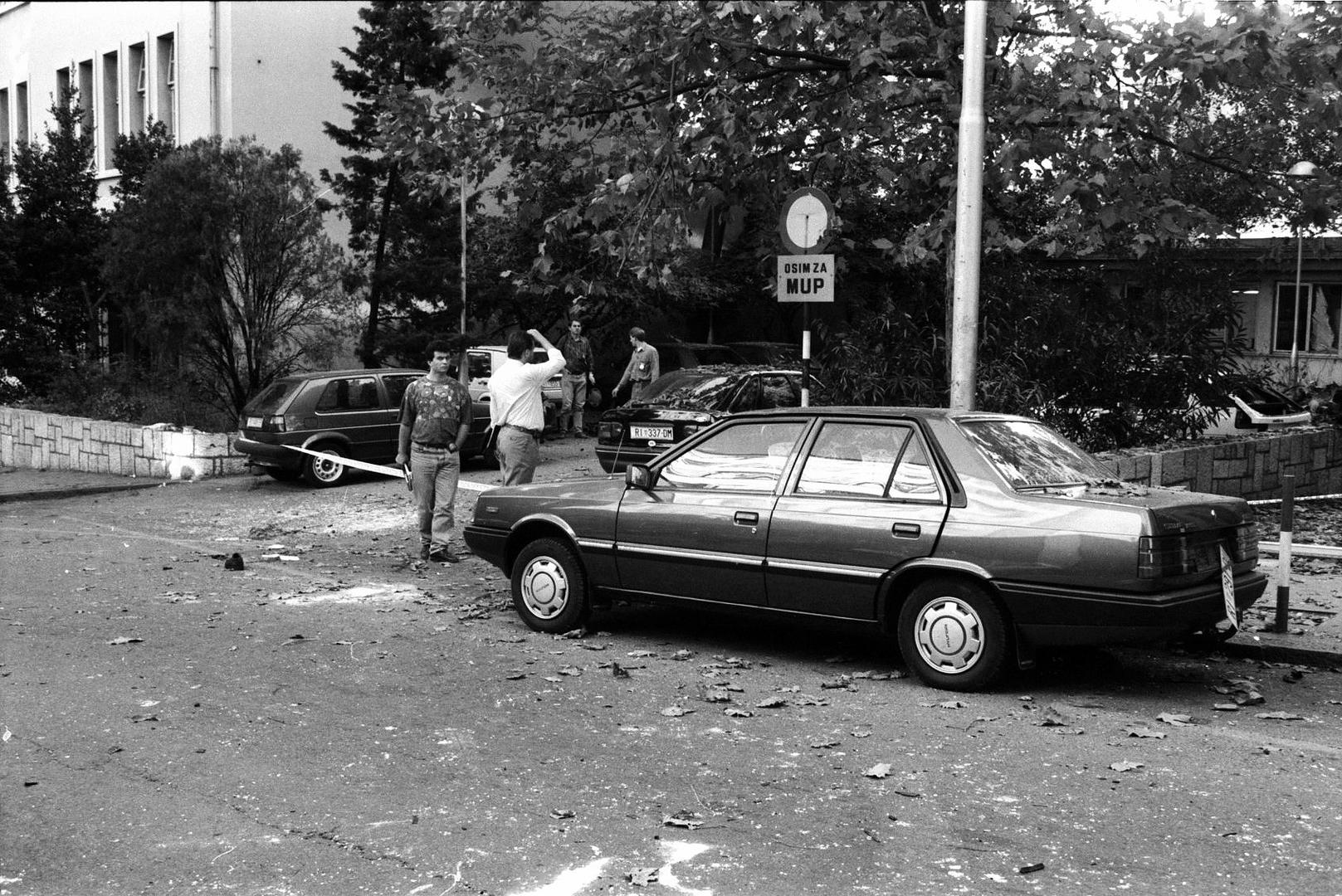Rijeka: Eksplozija bombe pred zgradom MUP-a 20. listopada 1995. godine
