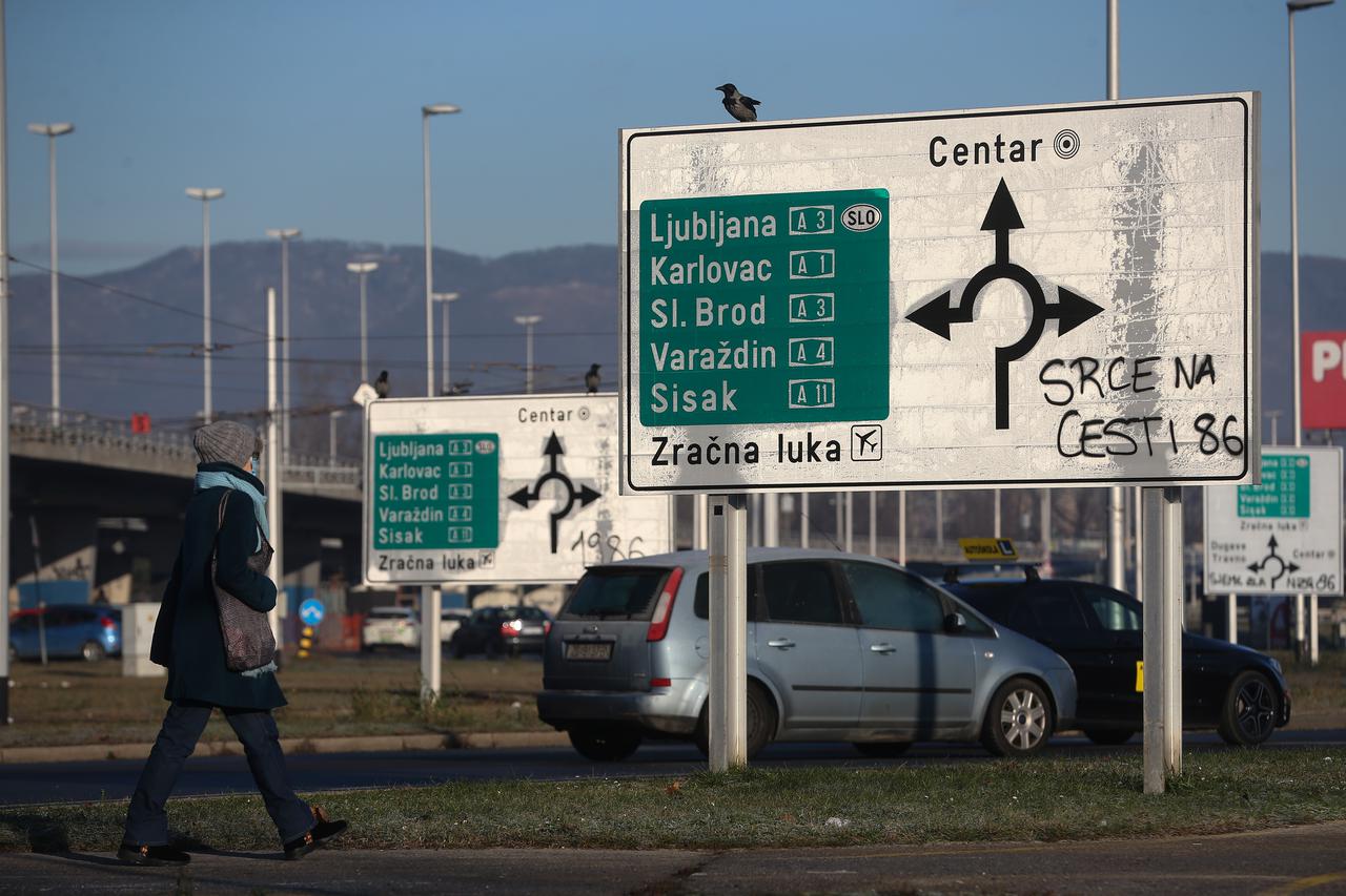 Zbog sanacije južnog vijadukta Mosta mladosti zatvoren rotor u Zapruđu u smjeru Novog Zagreba