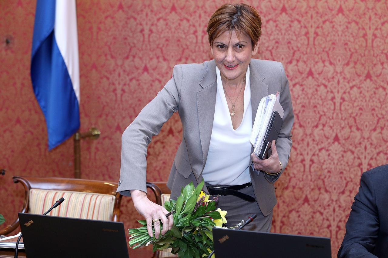 08.03.2017., Zagreb - Vlada je na svojoj 25. sjednici, uz ostalo, raspravljala o nacrtu Zakona o procjeni ucinaka propisa. Martina Dalic. Photo: Patrik Macek/PIXSELL