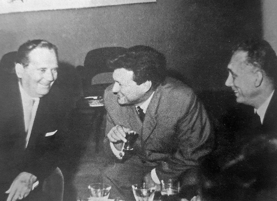 Pero Pirker s Josipom Brozom Titom i Mikom Tripalom