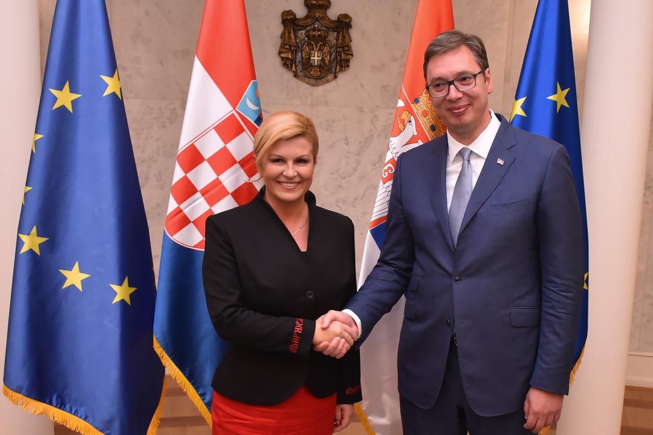 Kolinda Grabar-Kitarović susrela se s Aleksandrom Vučićem