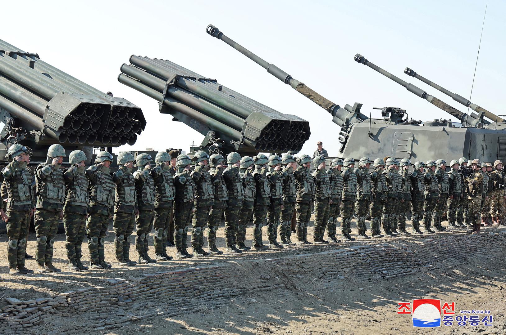 The Korean People's Army conducts an artillery firing drill, KCNA news agency reported, in North Korea, March 7, 2024 in this picture released on March 8, 2024, by the Korean Central News Agency.    KCNA via REUTERS    ATTENTION EDITORS - THIS IMAGE WAS PROVIDED BY A THIRD PARTY. REUTERS IS UNABLE TO INDEPENDENTLY VERIFY THIS IMAGE. NO THIRD PARTY SALES. SOUTH KOREA OUT. NO COMMERCIAL OR EDITORIAL SALES IN SOUTH KOREA. Photo: KCNA/REUTERS