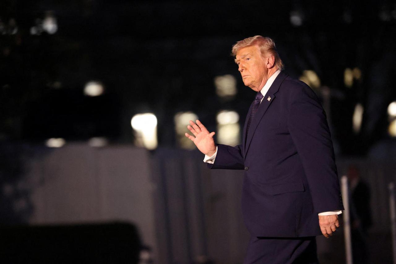 U.S. President Trump at the White House