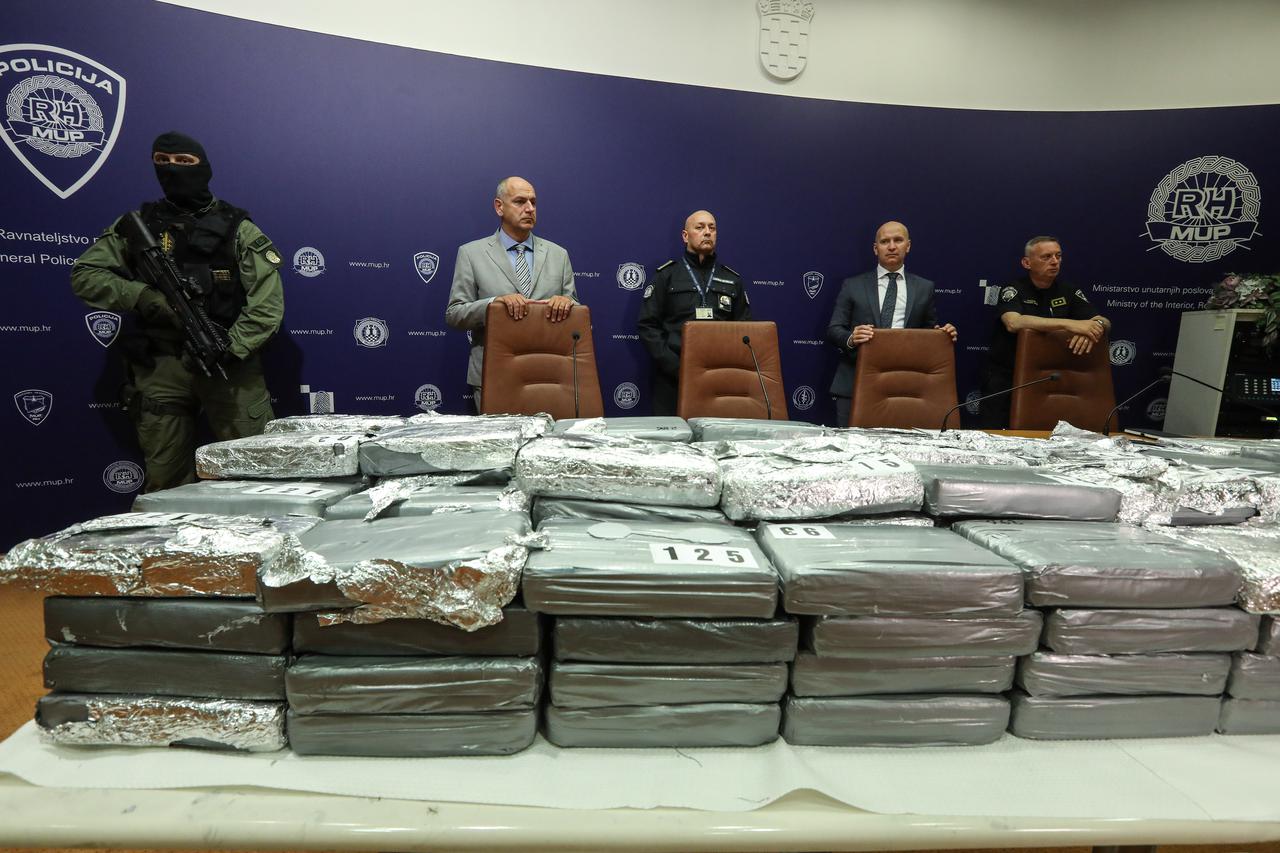 Zagreb: Policija otkrila detalje zapljene 745 kg kokaina u Rijeci vrijednog više 20 milijuna eura
