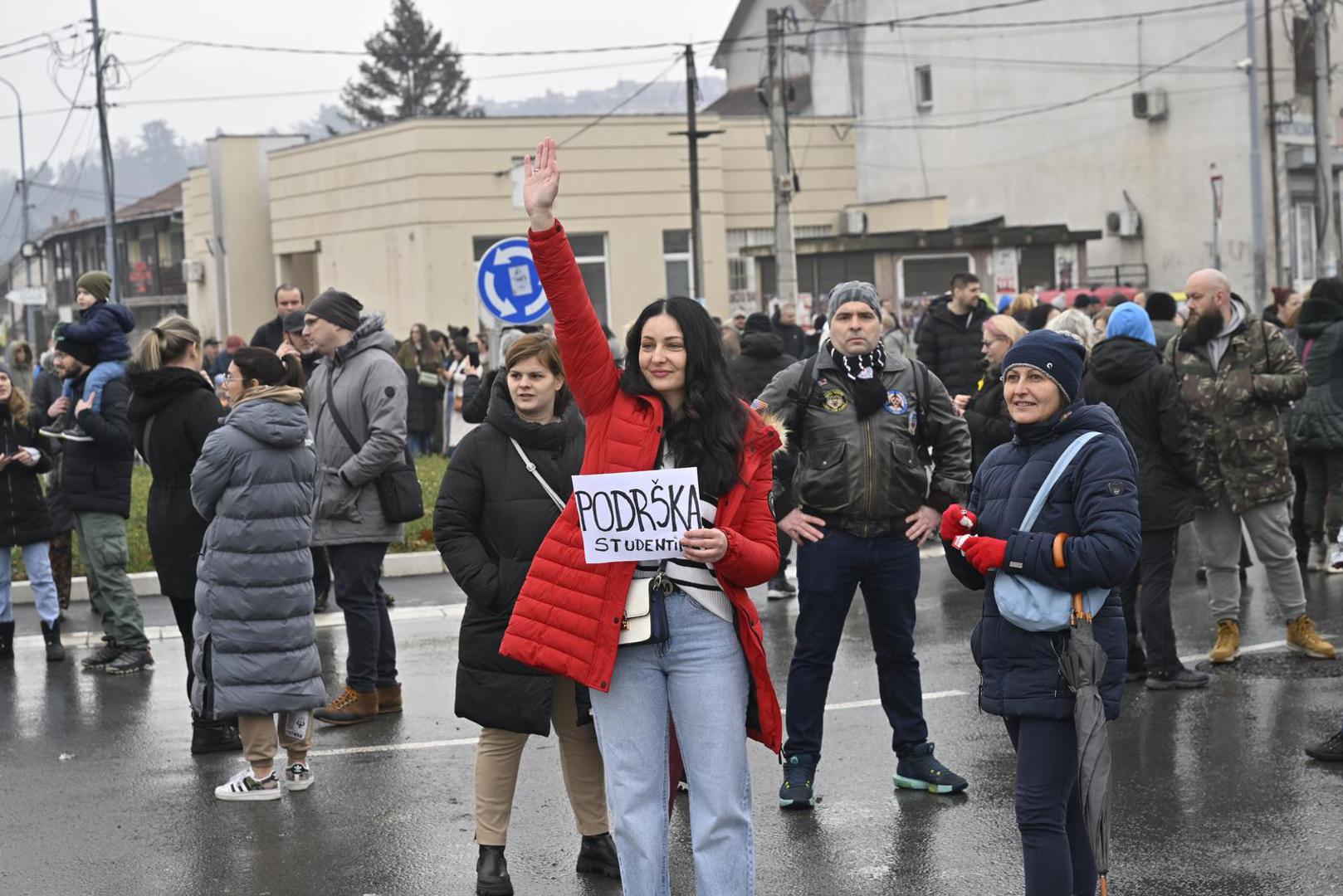 24, January, 2025, Belgrade - At 11:52, a protest was held at Rospi Cuprija in the "Stop, Serbia" campaign - 15 minutes of silence for 15 victims. Photo: M.M./ATAImages24, januar, 2025, Beograd - U 11.52 odrzan je protest kod Rospi Cuprije u akciji "Zastani, Srbijo" - 15 minuta tisine za 15 zrtava. Photo: M.M./ATAImages Photo: M.M./ATAImages/PIXSELL