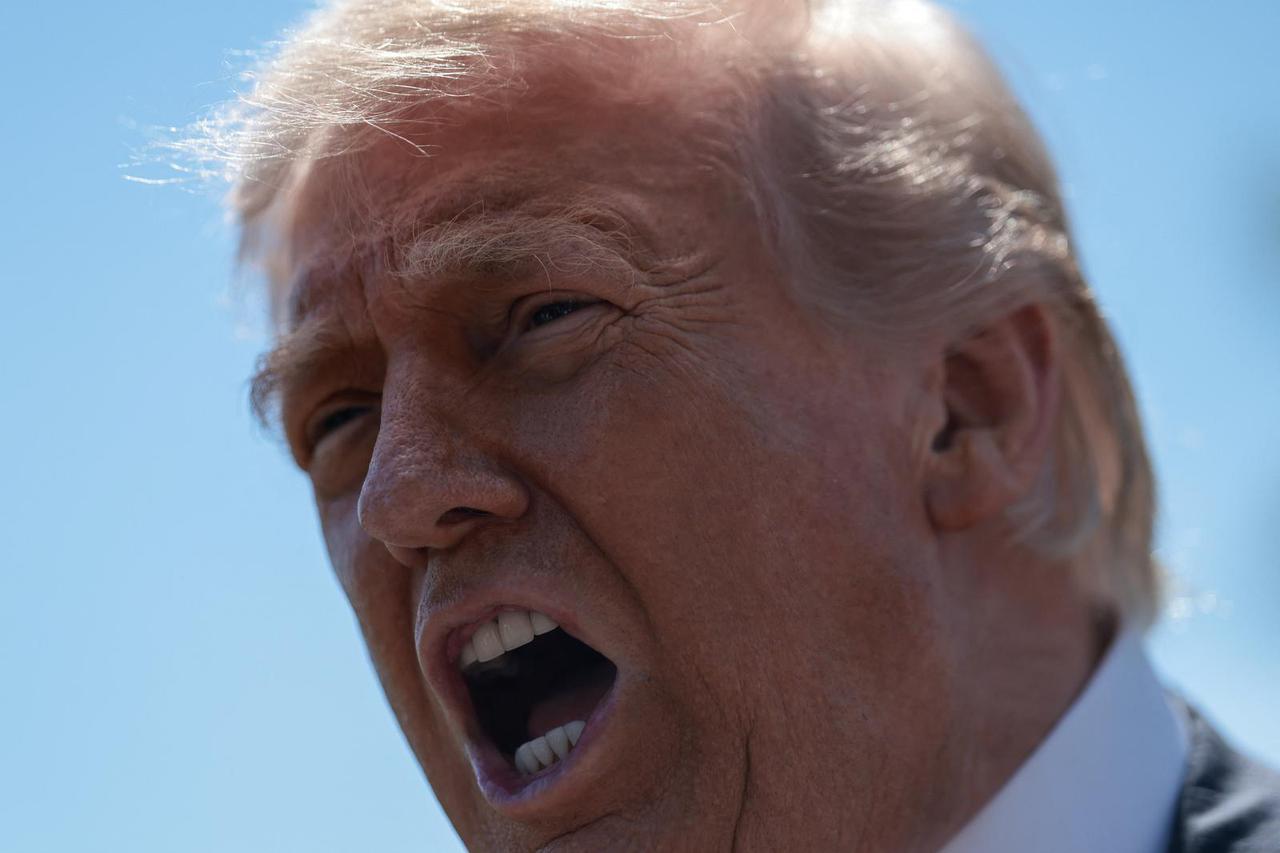 U.S. President Trump departs the White House en route to China