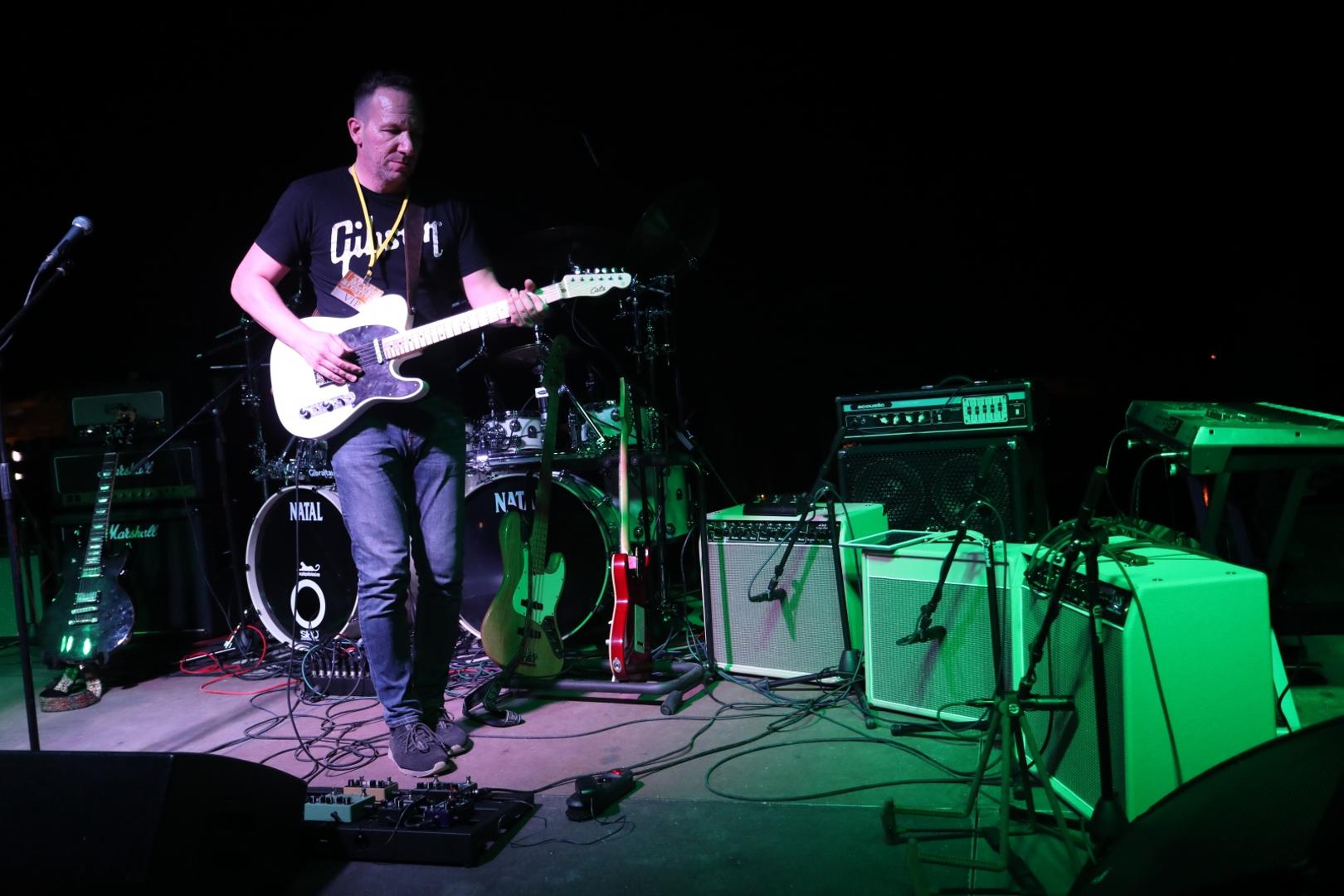 02.07.2021.,Trilj- Nakon uvodnih dogadjanja i zanimljivosti nastupom poznatih glazbenika zapoceo ovogodisnji Thrill Blues Festival. prije koncetra odrzana je i prezentacija domacih glazbenih instrumenata.Photo:Ivo Cagalj/PIXSELL