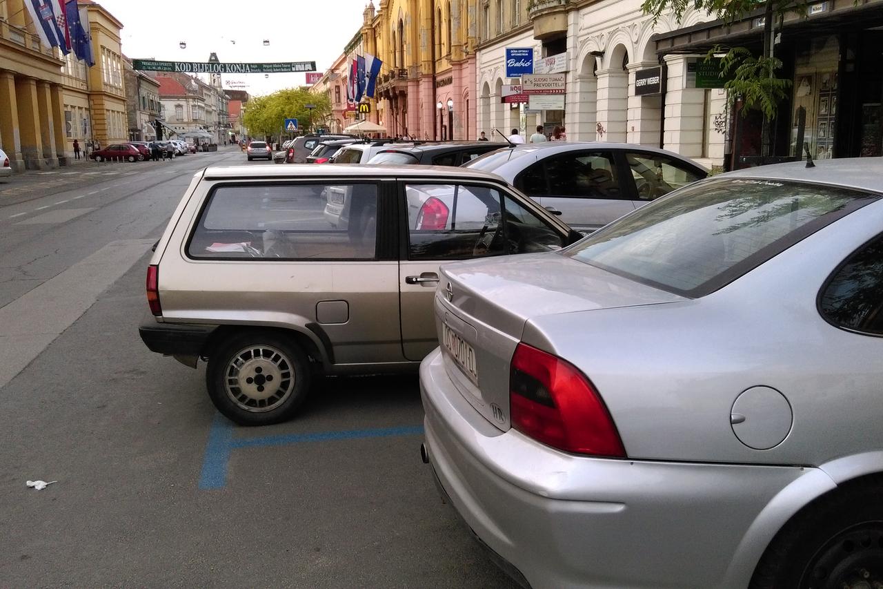 parkiranje u Osijeku