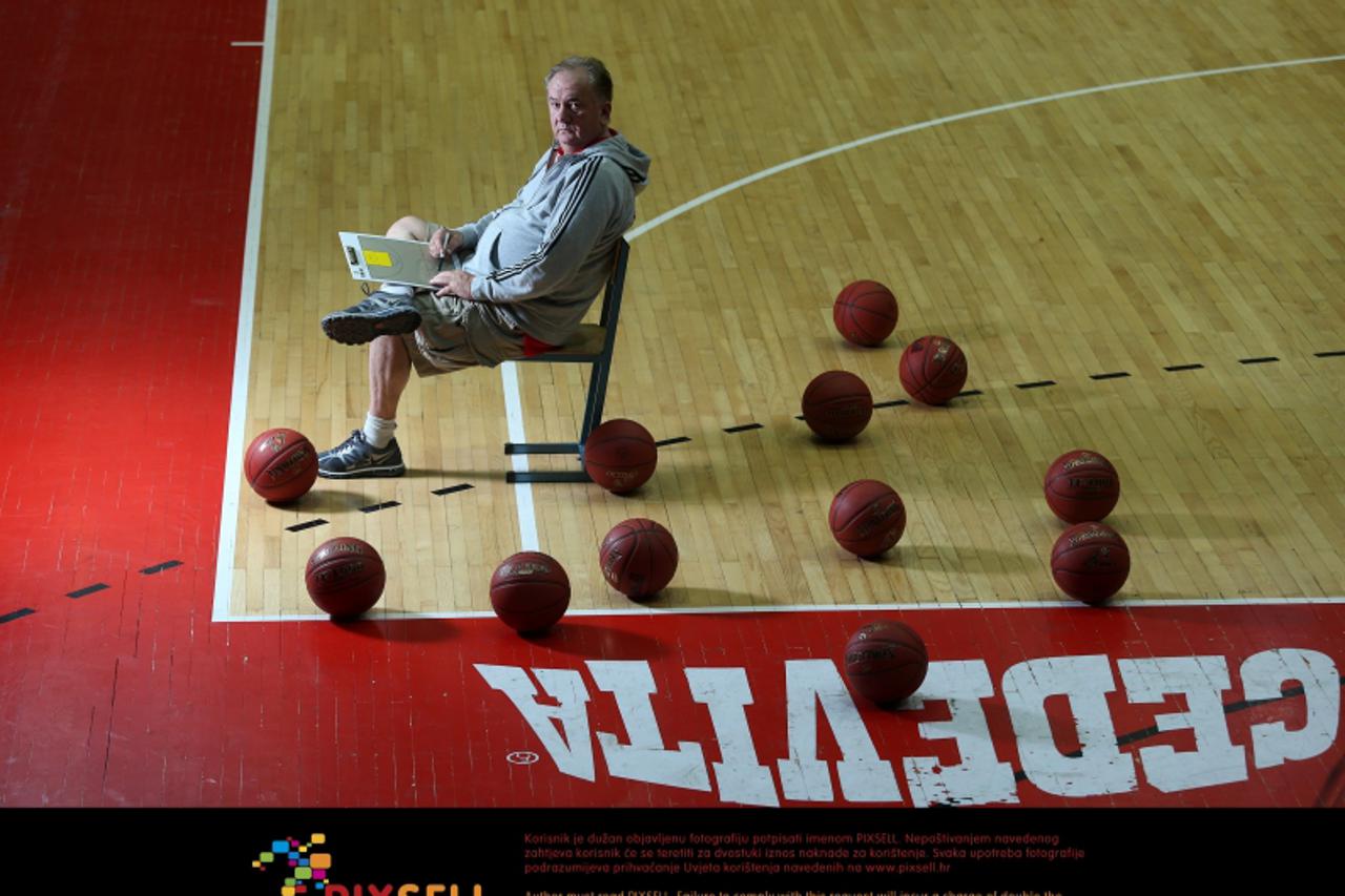 'SPECIJAL MAX 18.09.2012., Dom sportova, Zagreb - Bozidar Maljkovic, trener kosarkaskog kluba Cedevita.  Photo: Sanjin Strukic/PIXSELL'