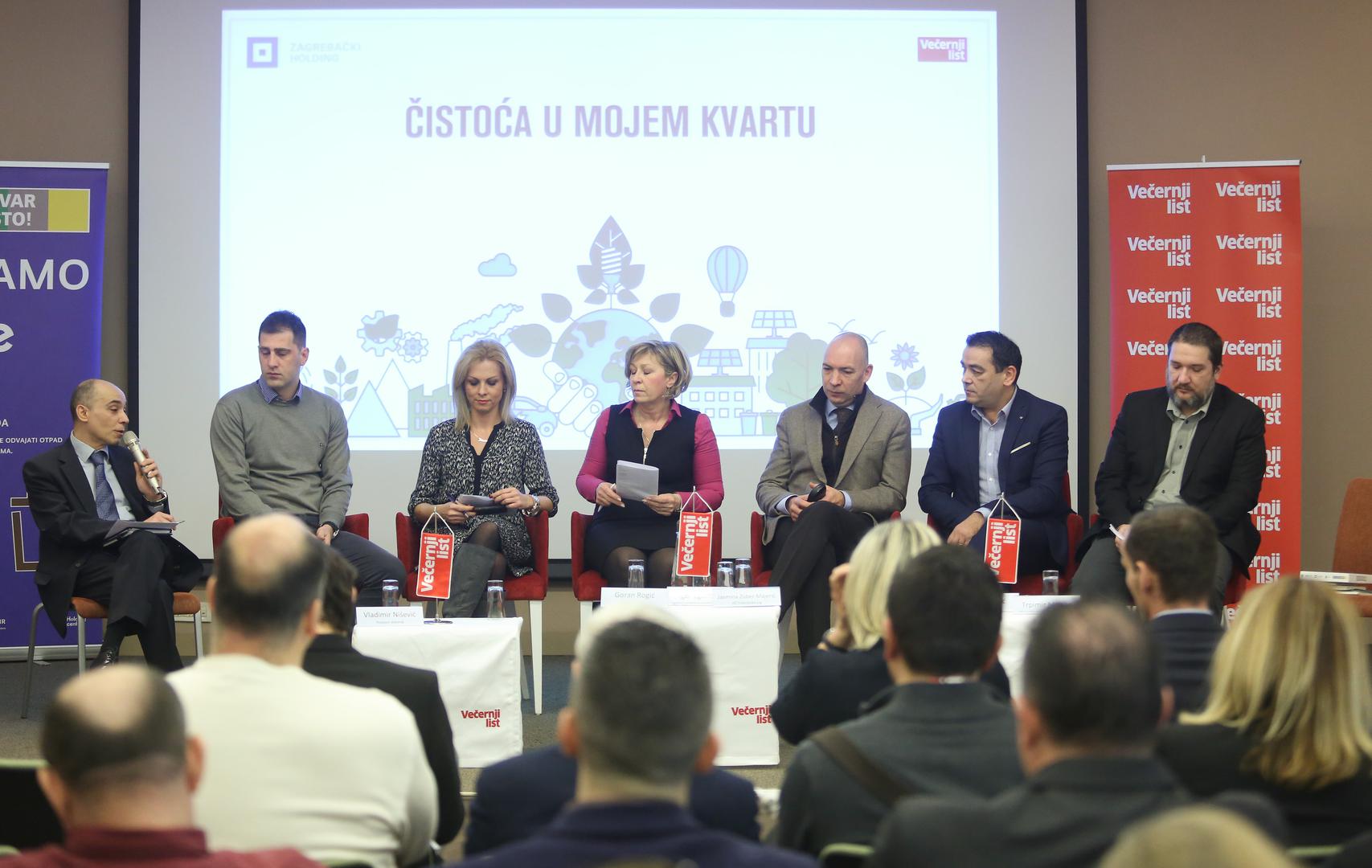 Diskusiju je moderirao Vladimir Nišević, a sudjelovali su Goran Rogić, Jasmina Zuber Majerić, Marina Pucević, Igor Zgomba, Trpimir Majcan i Stanko Gačić