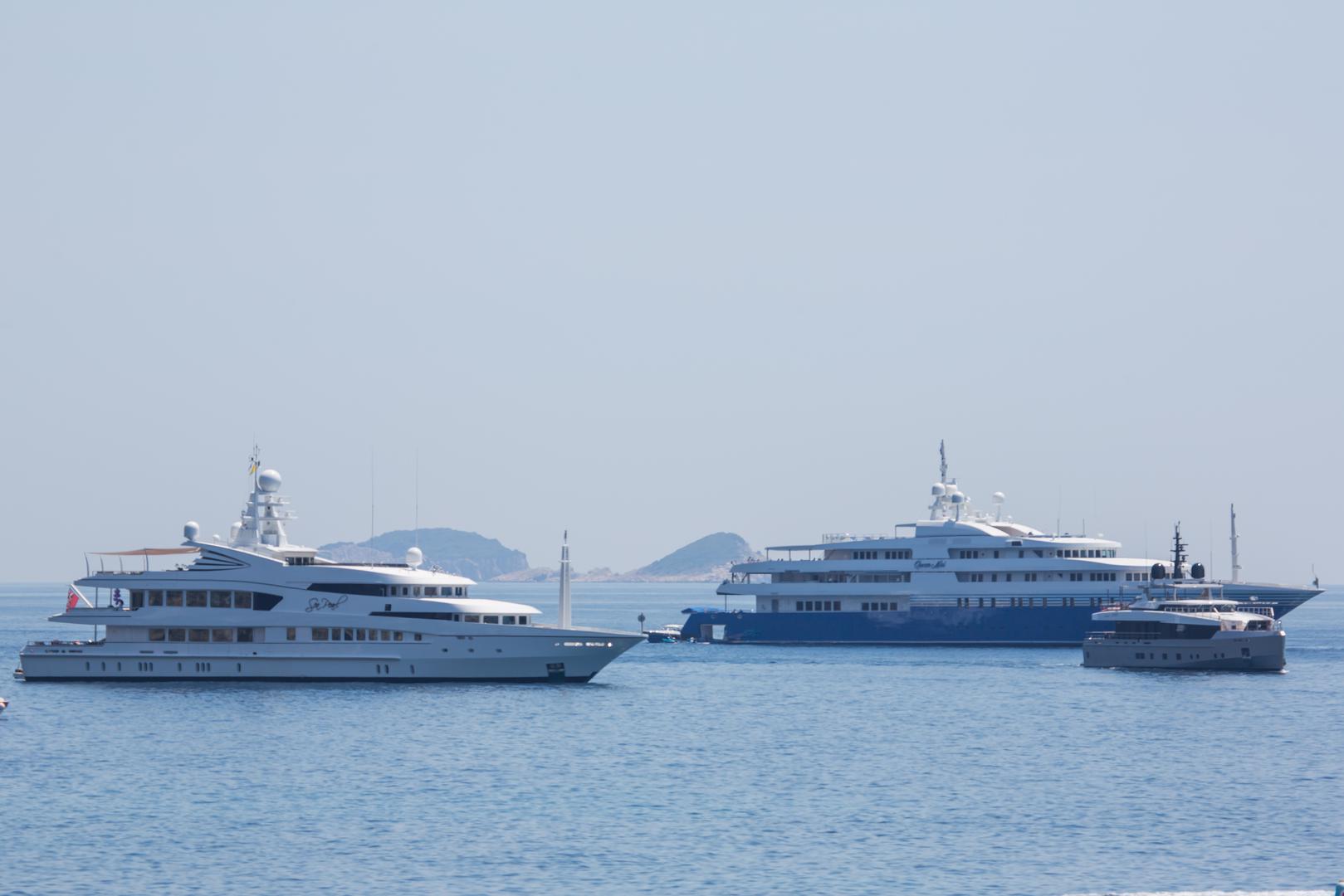 Luksuzne jahte u dubrovačkom akvatoriju